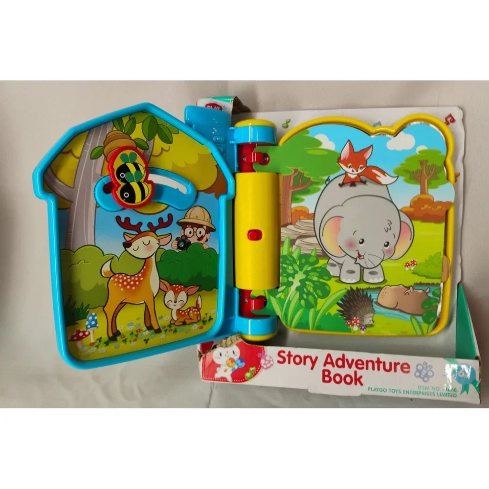 NIB Playgo Story Adventure Book‎ Musical Ages 6m+ Tested & Works Video